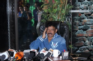  PC With Ram Gopal Varma For Launch Of Web Series Guns & Thighs 