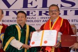 Prabhu receives Doctorate from Vels University