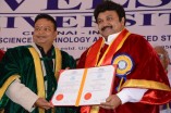 Prabhu receives Doctorate from Vels University