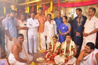 Producer T.R.Selvam's daughter Krithika wedding photots