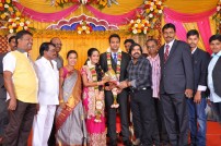 Producer T.R.Selvam's daughter Krithika wedding photots
