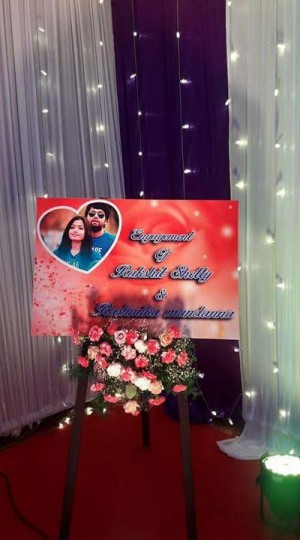 Rakshit Shetty And Rashmika Mandanna Engagement