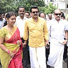 Sarathkumar filing Nomination