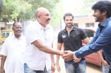 Sathyaraj & Sibiraj rescue a dog which survived the Porur disaster