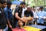 Sathyaraj & Sibiraj rescue a dog which survived the Porur disaster