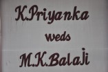 Singer MK Balaji and Priyanka Wedding