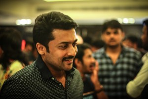 Suriya and Karthi at Theeran Adhigaram Ondru Celebrity Show