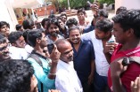 Team Vanavarayan Vallavarayan Meets Fans in Theater 