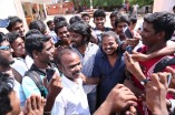 Team Vanavarayan Vallavarayan Meets Fans in Theater 