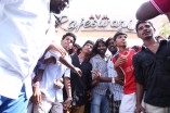 Team Vanavarayan Vallavarayan Meets Fans in Theater 