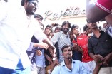 Team Vanavarayan Vallavarayan Meets Fans in Theater 