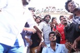 Team Vanavarayan Vallavarayan Meets Fans in Theater 