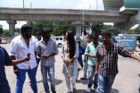Team Vanavarayan Vallavarayan Meets Fans in Theater 