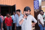 Team Vanavarayan Vallavarayan Meets Fans in Theater 