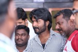 Team Vanavarayan Vallavarayan Meets Fans in Theater 