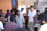 Team Vanavarayan Vallavarayan Meets Fans in Theater 