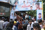 Thalaivaa fans celebration at SSR Pankajam