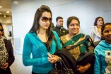Tisha at Canada airport