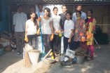 Trisha does her bit for a Clean India