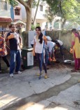 Trisha does her bit for a Clean India