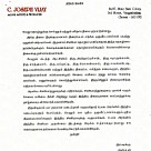 Vijay writes to Prime Minister