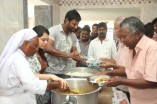 Vishal visits an old age home for Mother's Day