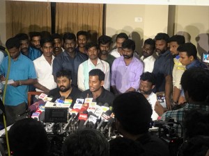 Vishal's urgent press meet