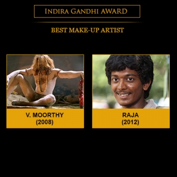 National Film Award for Best Make-up Artist – (2 Times)