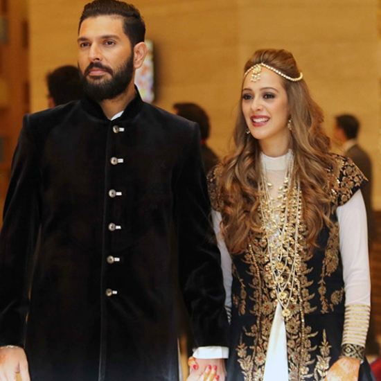 Yuvraj singh and Hazel Keech