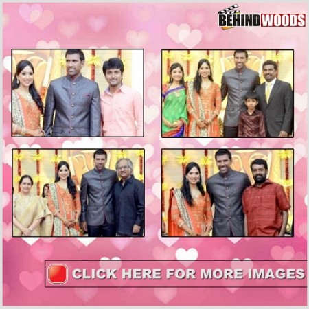 CRICKETER LAKSHMIPATHY BALAJI WEDDING RECEPTION
