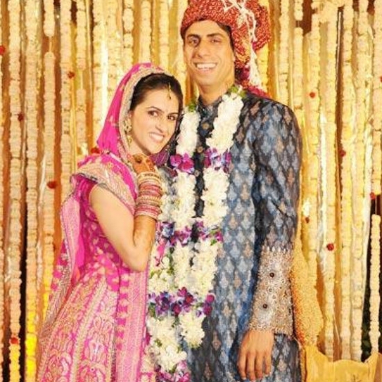 Ashish Nehra & Rushma