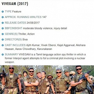 Vivegam's official synopsis is here!