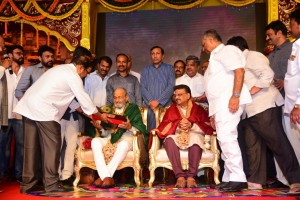 FNCC Team Felicitates K Viswanath and SP Balu