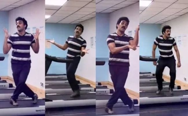 Treadmill dance fame Ashwin's latest video Panipaali Bed dance goes viral