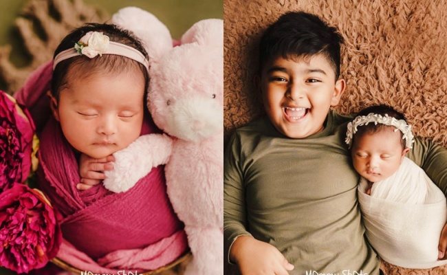 For Prasanna's birthday, Sneha shared the pic of her daughter for the first time, pics go viral | முதன்முறையாக தனது மகளின் ஃபோட்டோவை பகிர்ந்த சினேகா