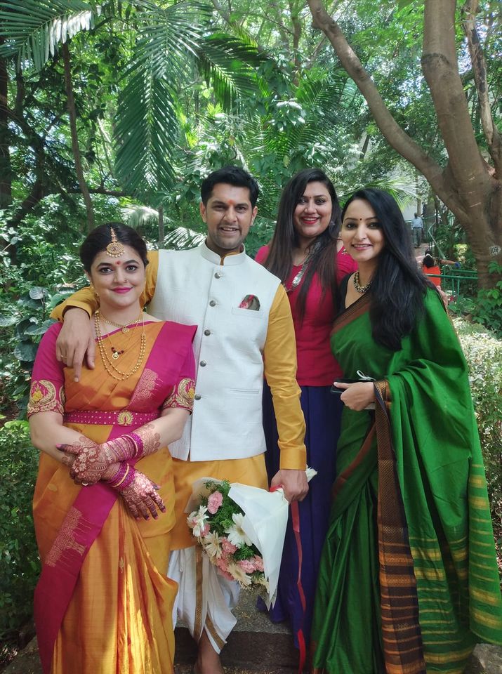 Actor marries his long-time girlfriend and Badminton player in an intimate ceremony ft Vinayak Joshi