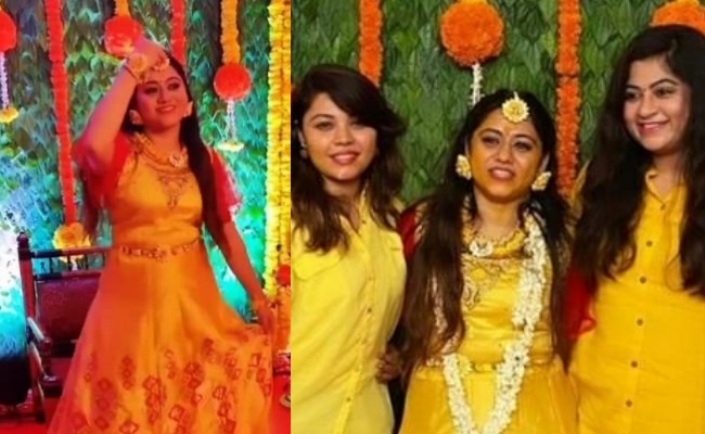 Vijay TV Chinna Thambi fame popular actress got engaged, Pics viral | விஜய் டிவி சின்ன தம்பி புகழ் பிரபல நடிகைக்கு நடைபெற்ற நிச்சயதார்த்த