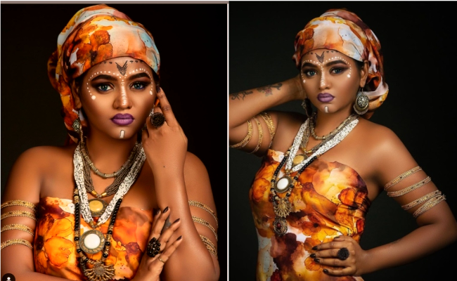 Popular actress tribal photoshoot goes viral பிரபல நடிகையின் ஆதிவாசி கெட்டப்