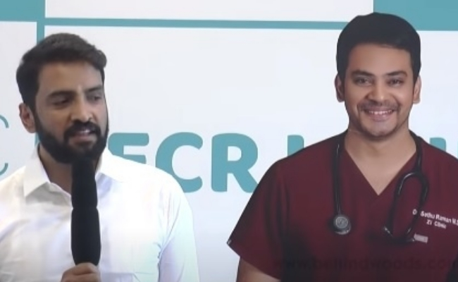 சேதுராமன் பற்றி சந்தானம் எமோஷனல் | Actor santhanam turns emotional on speaking about doctor actor sethuraman