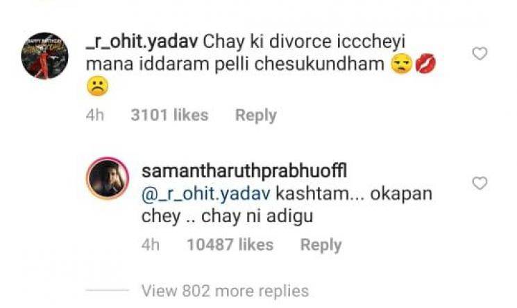Fan asks Samantha to divorce Chaitanya and marry him, here’s how she reacted