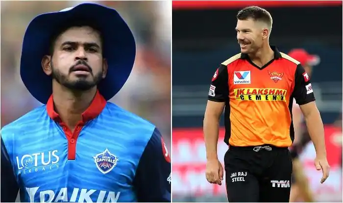 shreyas iyer forgets teammate name during toss david warner helps