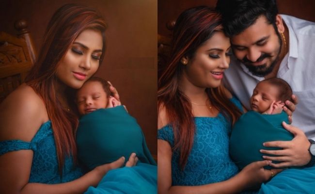 Myna Nandhini Yogeshwaran baby boy first ever pic shared goes viral