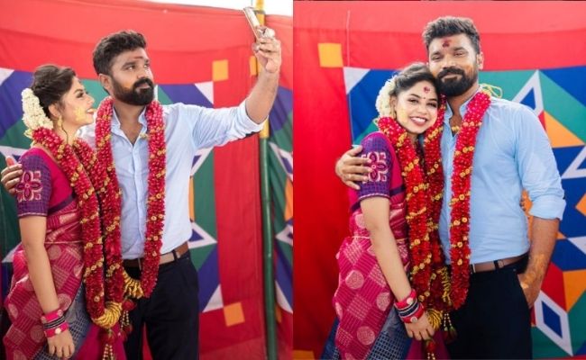 Vijay TV Serial actress gets married to her lover - fans wish her well