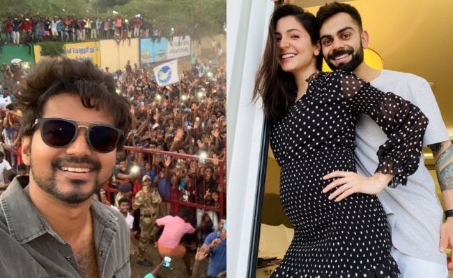 Vijay's selfie, Virat Kohli Anushka pregnancy announce pic creates record in twitter