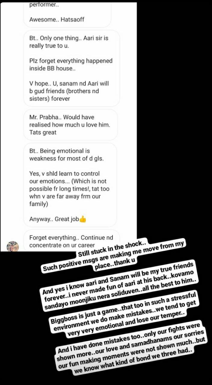 Anitha Sampath about Bigg Boss house and Aari, Sanam