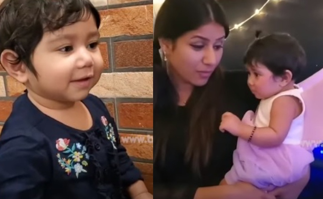 ஆல்யா மானஸா குழந்தையின் க்யூட் வீடியோ | Alya manasa's daughter cute video goes viral