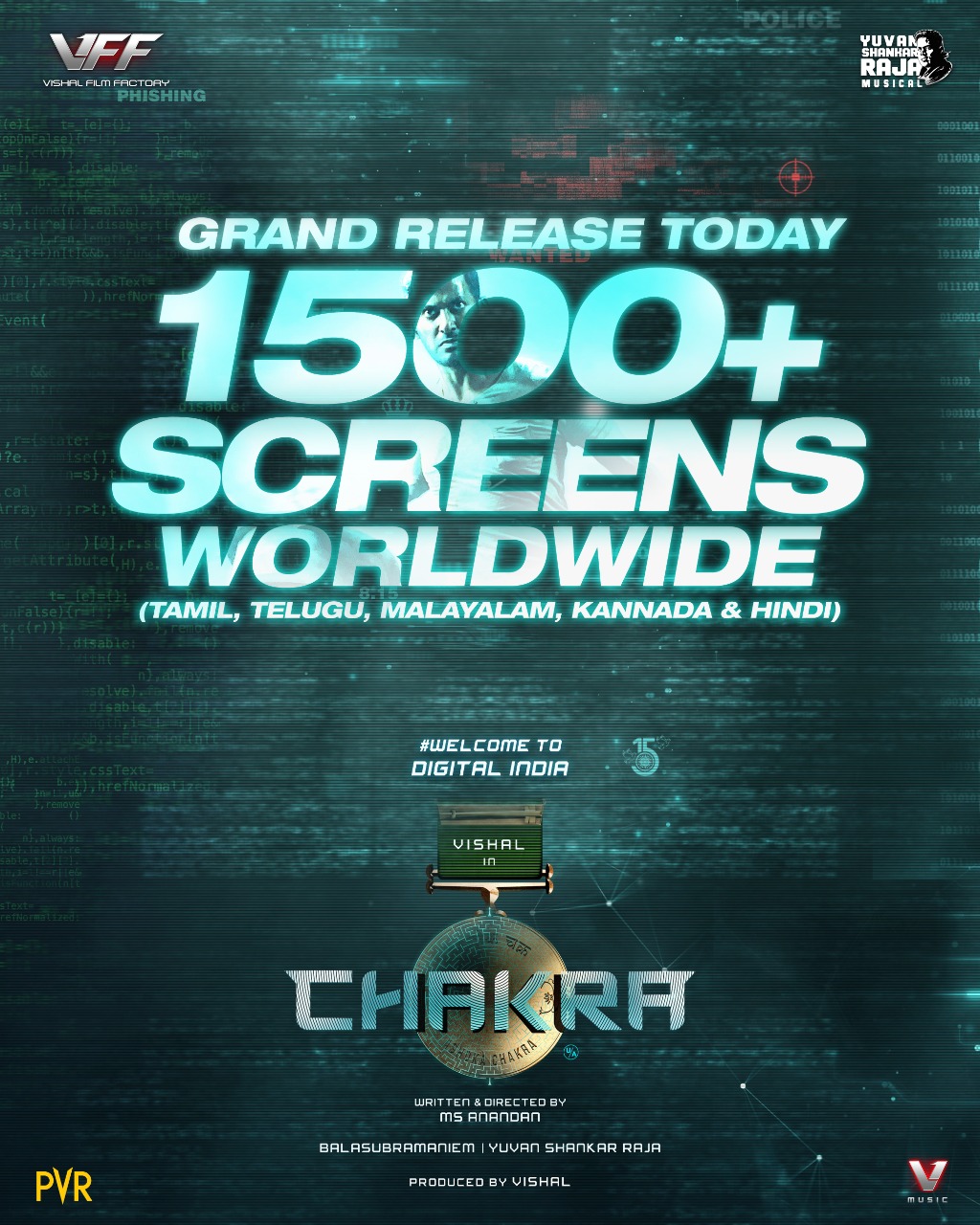 Even before its release on Feb 19, Vishal’s Chakra sets a new record for the actor