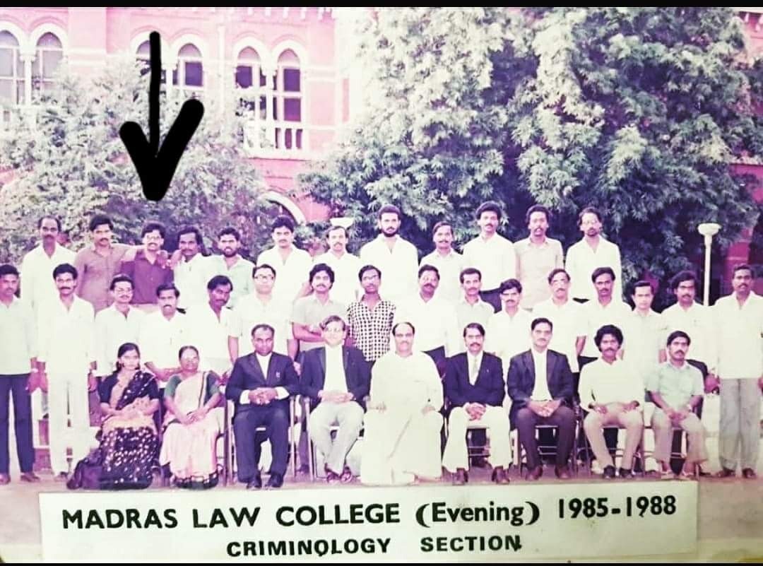 Rare pic of late comedy actor Vivekh from his Madras Law College Days is going viral