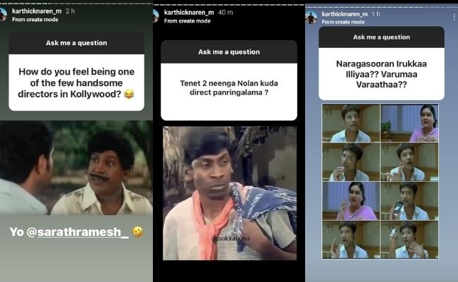 Karthick Naren answers questions - Valimai update, Naragasooran Leak request, D43 shoot and more