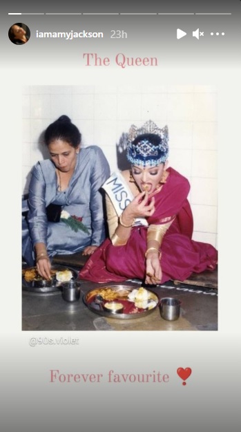 Popular actress shares an unseen pic of Aishwarya Rai Bachchan eating food sitting on floor